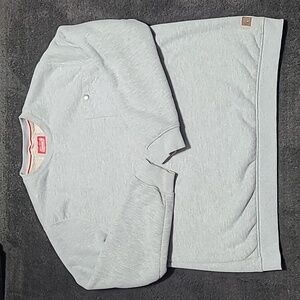 Vtg Coleman Comfort Fit Sherpa Lined Chest Pocket Crew‎ Sweatshirt Men's XXL